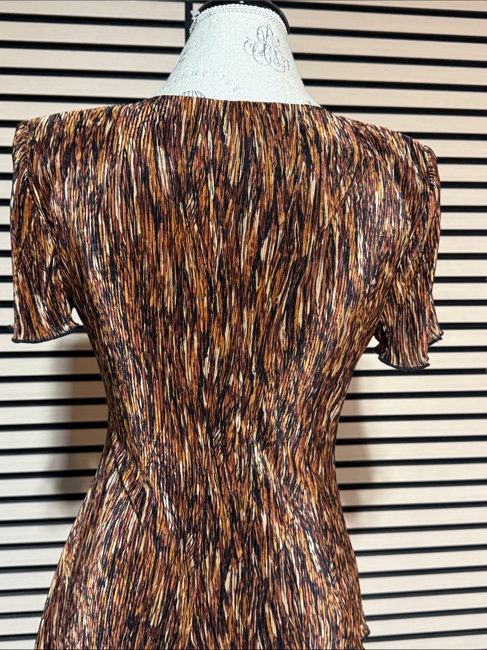 connected apparel Brown Midi Dress - Picture 6 of 10